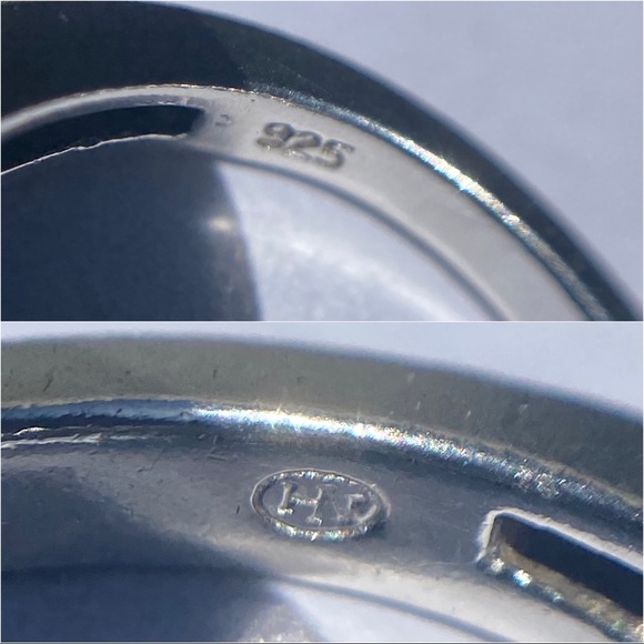 Heng Ngai 925 sterling silver overlap Diamond MOM ring💎 - Picture 13 of 16